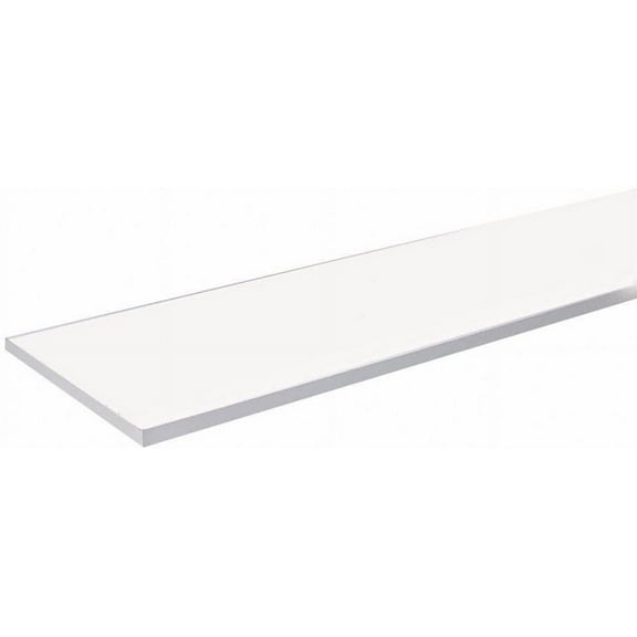 Knape & Vogt Melamine Shelf 1980WH - Stain Resistant, Rectangle - 12 in x 36 in, White