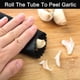 thumbnail image 5 of Garlic Press Garlic Crusher Kitchen Garlic Rocker 304 Food Grade Stainless Steel Ginger Crusher With Cleaning Brush & Silicone Garlic Peeler, 5 of 5