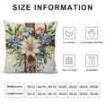 thumbnail image 5 of Awypu  Easter Pillow Cover  Cross Floral He is Risen Decorations Holiday Farmhouse Spring Pillow Case for Home Sofa Couch Decor, 5 of 5