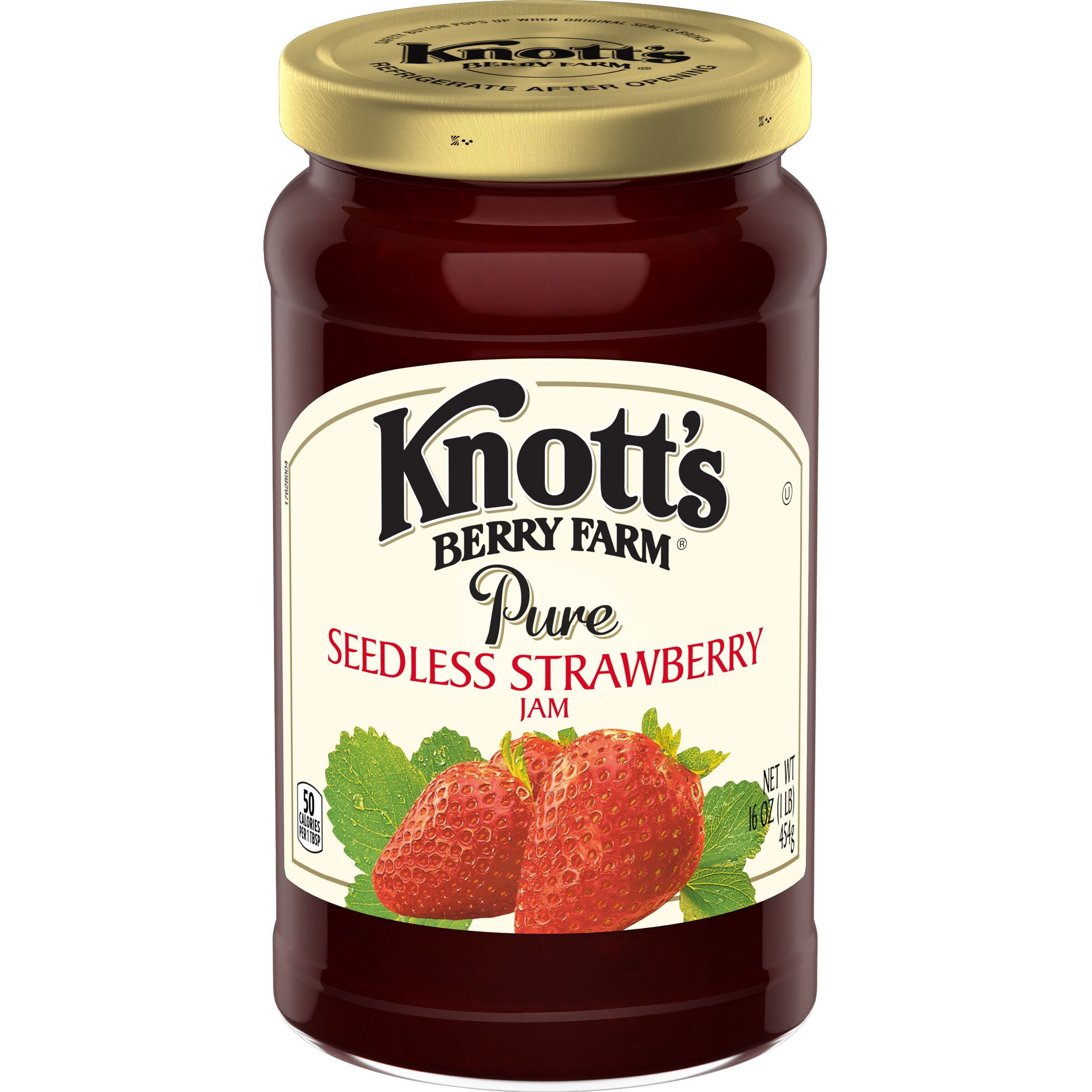 Knott's Berry Farm Seedless Strawberry Jam, 16Ounce