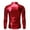 Red, variant on IROINNID Button Up Shirts for Men Autumn Lapel Cool Sequined Hot Stamping Process Dance Shirt,Black