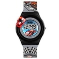 thumbnail image 1 of Reloj digital con esfera redonda para niños Reloj de tiempo Reloj deportivo de estilo casual para niños con coche giratorio Jumpingount EL4549-04, 1 of 2