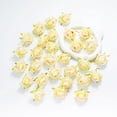 thumbnail image 1 of Cabeza de flor de seda, decoración floral artificial, material artesanal, elegante decoración del hogar, para bodas, cabeza de flor artificial, suministros para manualidades, planta, 1 of 8