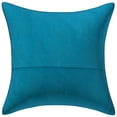 thumbnail image 2 of Stylo Culture Ethnic Settee Sofa Throw Pillow Covers 18x18 Kantha Turquoise Printed 45 x 45 cm Home Decor Cotton Tropicana Square Cushion Covers | Set Of 2, 2 of 3
