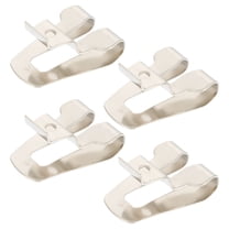 QIFULL 4Pcs Lightweight Silver Belt Clip Hook Replacement for Tool Use Durable Steel