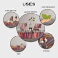thumbnail image 3 of Aakriti Handmade Rag Rug, Chindi Rug, Multicolored, Indian Rug, Recycled Rug, Boho Style, Decorative Rug ( 5x3 ft) (Pink), 3 of 5