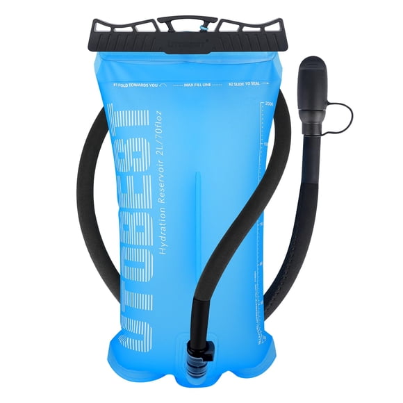 Mochila de hidratación UTOBEST Hydration de 2 litros para senderismo, color azul