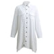 thumbnail image 4 of Las nuevas mujeres de lino del algodón blusa larga irregular del dobladillo Botones ocasionales f Romacci Blusa, 4 of 7