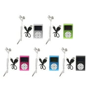 MX-801 Mini USB Metal Clip Micro SD TF Card Slot LCD Screen Music MP3 Player