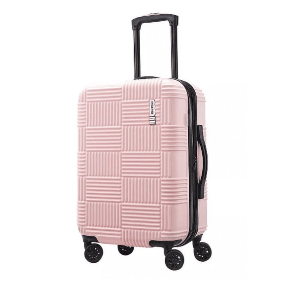 American Tourister NXT Checkered Hardside Carry On Spinner Suitcase