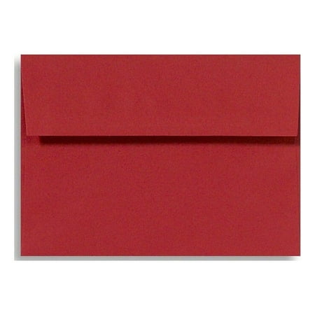 UPC: 0848614204205 | LUX A4 Invitation Envelopes 4 1/4 x 6 1/4 50/Box Holiday Red 4872-R-50