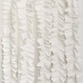 thumbnail image 3 of Gracewood Hollow  Quist White Ruffled Curtain Panel, 3 of 3