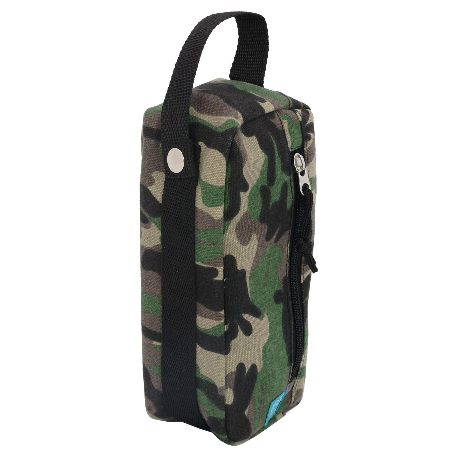 PEN+GEAR 3 ZIPPER COMPARTMENTS PENCIL CASE, GREEN CAMO