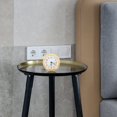 thumbnail image 4 of OULII Réveil à Quartz Design Rond Horloge de Table en Métal pour Projets DIY Adultes Lot de 1, 4 of 6