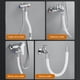thumbnail image 5 of Manguera de extensión de grifo, lavabo antisalpicaduras, lavabo de cocina, lavado, alargado, giratorio, accesorios de inodoro, suministros, blanco, 30 cm seitruly HA009319-06, 5 of 6