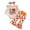 Beige, variant on Halloween Outfits for Girls,Girls Long Sleeve Halloween Romper Bodysuit with Cartoon Print Outfit Set