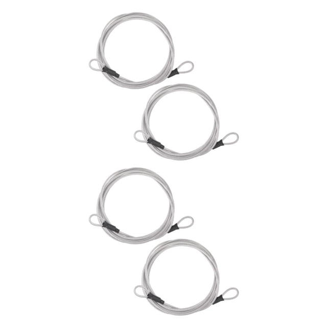 ZheElen 2pack/lot Lightweight Chain Lock For Wide Application And High Security Convenient And Practical silver-2m*2 2Set