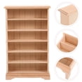 thumbnail image 4 of Étagère de Rangement pour Maison de Poupée Miniature Décoration de Maison de Poupée, 4 of 8