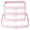 Baby Pink, variant on 4 pcs Clear Zipper Pouches,Hard Shell Zipper Case, Toiletry Bag for Travel, CLear Diaper Bag, Toiletry Pouch, Travel Organizer, Cosmetic Bag,Toy Storage Bins (M+3S), Black, M+3S, M+3s