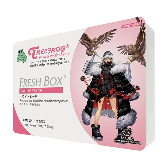 TreeFrog Anime Xtreme Fresh Air Freshener - White Peach Scent