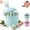 BLUE, variant on Small Home Mini Ice Cream Maker with One-Touch Operation, Freezer Bowl Fast Cooling System, Personal Single Serve Dessert Maker for Kitchen