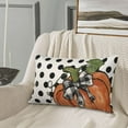 thumbnail image 6 of Fall Pumpkin Polka Dot Pillow Covers 12 x 20 Inch Set of 2 Autumn Harvest Farmhouse Throw Pillow Cover Thanksgiving Decoration Lumbar Pillowcase Fall Decor Cushion Case for Sofa Couch Outdoor, 6 of 6