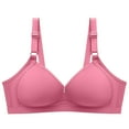 thumbnail image 2 of TAGOLD Womens Plus Size Bra,Summer Casual Bras for Womens,New Large-sized And Thin Collection Of Sexy Women's Bras Bras And Underwear Without Steel Rings, 2 of 4