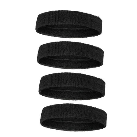4 Pcs Hair Bands Head Band Yoga Headbands Fitness Headband Tennis Sweatbands Tennis Headband Cototn Hairband