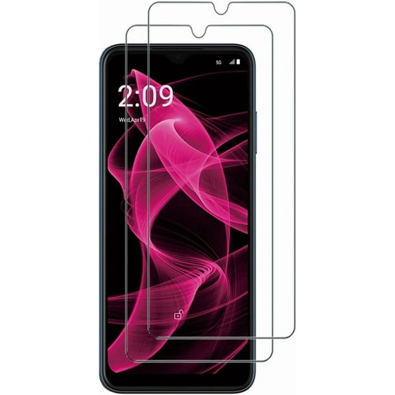 VIESUP 2Pack Screen Protector Compatible with T-Mobile Revvl 6X Pro 5G (6.82") HD Clear , 9H-Hardness Tempered Glass, Anti-Scratch, Bubble Free, Easy to Install
