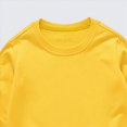 thumbnail image 3 of TOWED22 Toddler Baby Boy Fall Winter Outfit Waffle Solid Color Long Sleeve Sweatshirts Stretch Jogger Pants Newborn Clothes Set(Blazer,9-10 Y), 3 of 6