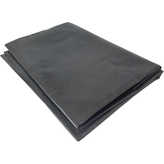 Pond Liner, 5 x 8 ft Reinforced UV Resistant Black HDPE, 25 Mil Equivalent for Outdoor Ponds, Koi Fish Ponds, Garden Fountains, Stream Waterfalls