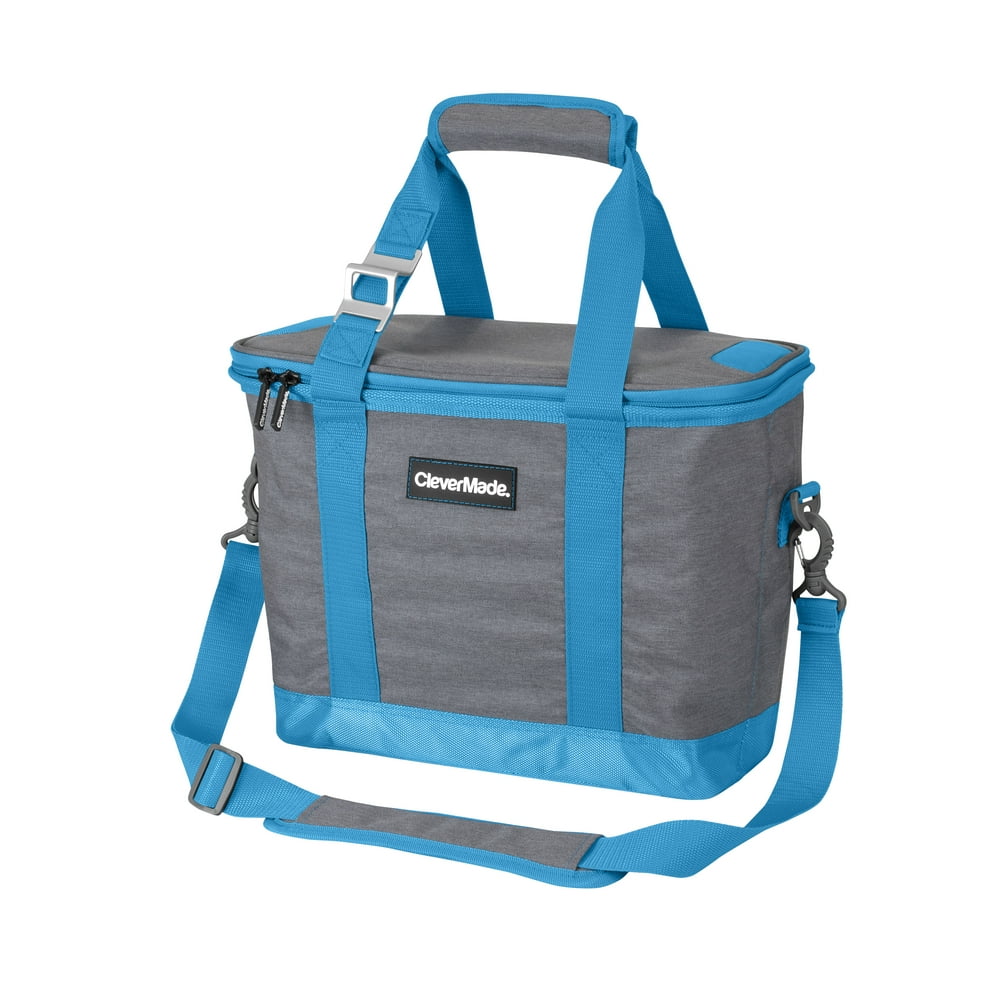 CleverMade SnapBasket 30 Can SoftSided Collapsible Cooler 20 Liter