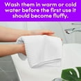 Super Cleaning Towels 12 Pack Ribbed Kitchen Towels Absorbent Cotton
