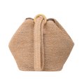 thumbnail image 1 of Bolsos de hombro tejidos de paja hechos a mano para mujer, bolsos de mensajero de playa (marrón) Likrtyny multifunción de oficina, 1 of 9