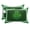 Dark Green, variant on St. Patrick's Day Outdoor Pillows for Chaise Lounge Chair Waterproof Lumbar Pillows with Insert&Strap Beach Headrest Pillow Green Shamrock Buffalo Plaid Spring Pillow for Patio Pool 11"x16"