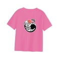 thumbnail image 4 of Tops de manga corta Ropa Dibujos animados Moda Casual Camisetas para mujer Tops de cuello redondo ROSA ROSA, 4 of 8