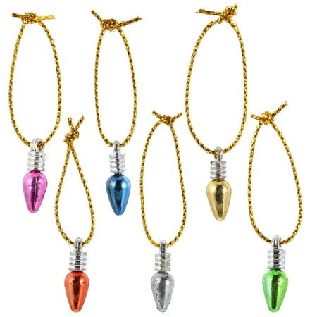 

NUOLUX 1 Set 100 Pcs Colorful Simulated Lamp Beads Creative DIY Accessories with Rope