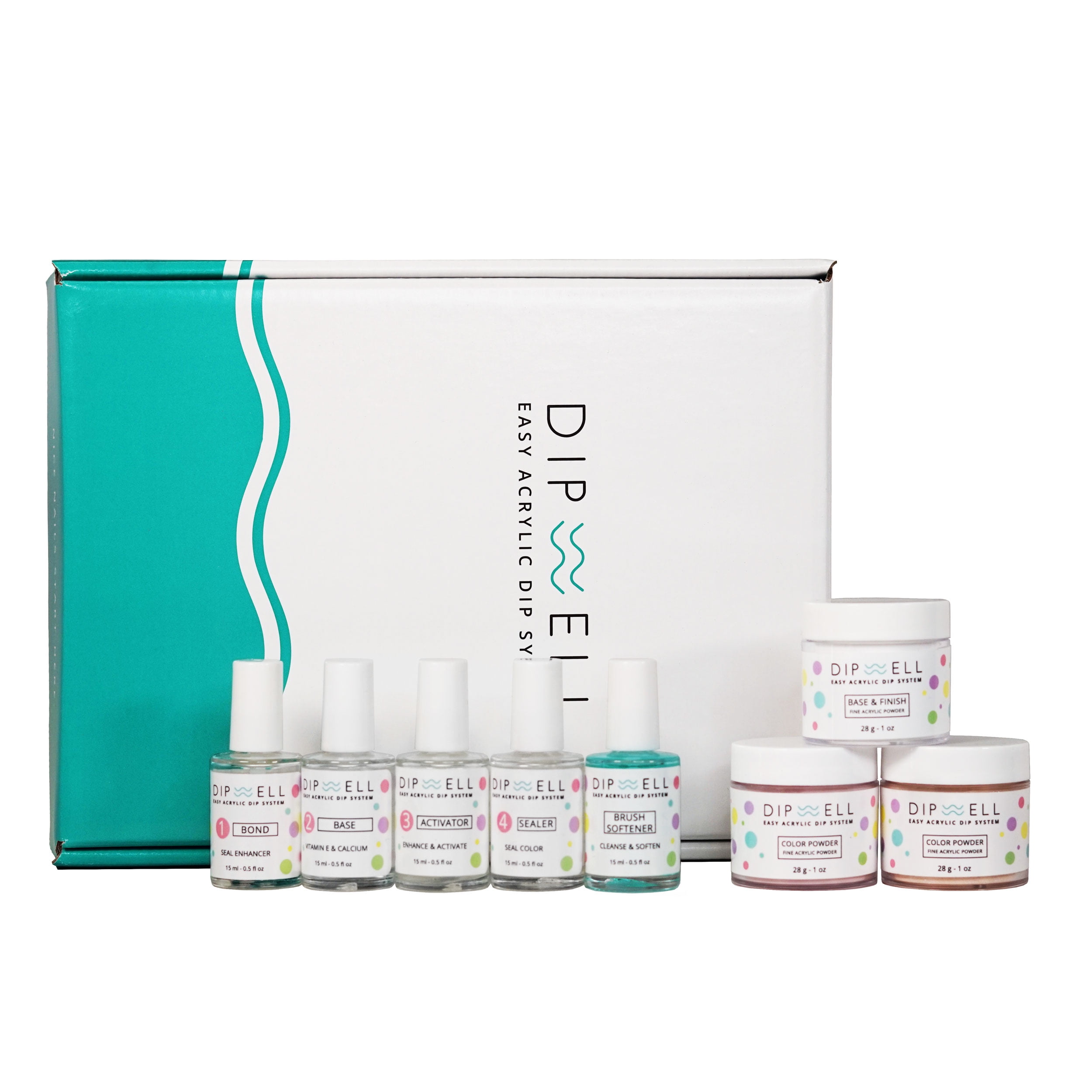 Dip Powder Nail Kit (Natural Color Starter), Acrylic Powder and Gel