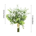 thumbnail image 3 of Artificial Flowers And Leaves Indoor And Outdoor Decorations Home Office Bouquets Centerpieces Wedding Decorations 12 Stems In A Bundle, 3 of 8