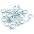 thumbnail image 1 of Unique Bargains Garden Wire Metal Screw Eye Hook 30mm Length Light Blue 16pcs, 1 of 3