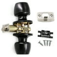 thumbnail image 2 of Villar Home Designs Door Knob Versa Black Privacy 4 Pack, 2 of 8