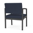 thumbnail image 5 of Lenox Steel Reception Waiting Oversize Guest Chair / Charcoal Steel / Blue, 5 of 5