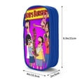 thumbnail image 6 of Bob's Burgers Big Capacity Pencil Case, Aesthetic Pen Pouch Storage Bag, Office Supplies Organizer, Pen Cases Pencil Bag with Multiple Compartments, 6 of 7