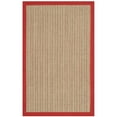 thumbnail image 6 of SAFAVIEH Natural Fiber Aspen Striped Sisal Runner Rug, Rust, 2'6" x 6', 6 of 8