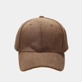 thumbnail image 5 of YooGuoGuo Unisex Suede Baseball Caps Classic Adjustable Soft Plain Trucker Dad Hats Outdoor Golf Ball Caps Driving Hat, 5 of 7