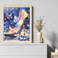 thumbnail image 2 of Hilo Algodón Bordado 11CT Mariposa Tacones Altos Punto Cruz 40x50cm, 2 of 9