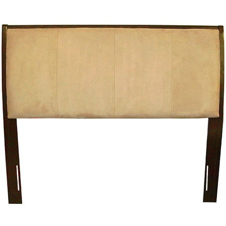 Suede Queen Headboard, Khaki