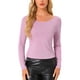 thumbnail image 1 of INSPIRE CHIC Blusa de Mujer Sin Mangas con Hombros Descubiertos, Pullover de Manga Larga, Camiseta Casual, 1 of 6