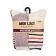 thumbnail image 3 of MUK LUKS Women's Fluffy Dream Crew Boot Socks, 6-Pack, OSFM, 3 of 6