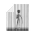 thumbnail image 3 of CafePress - Grey Alien Silhouette Throw Blanket - Soft Fleece Throw Blanket, 50"x60" for All Ages, 3 of 4